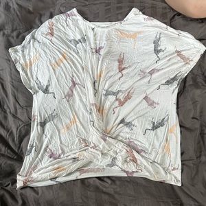 Lane Bryant cheetah top 26/28